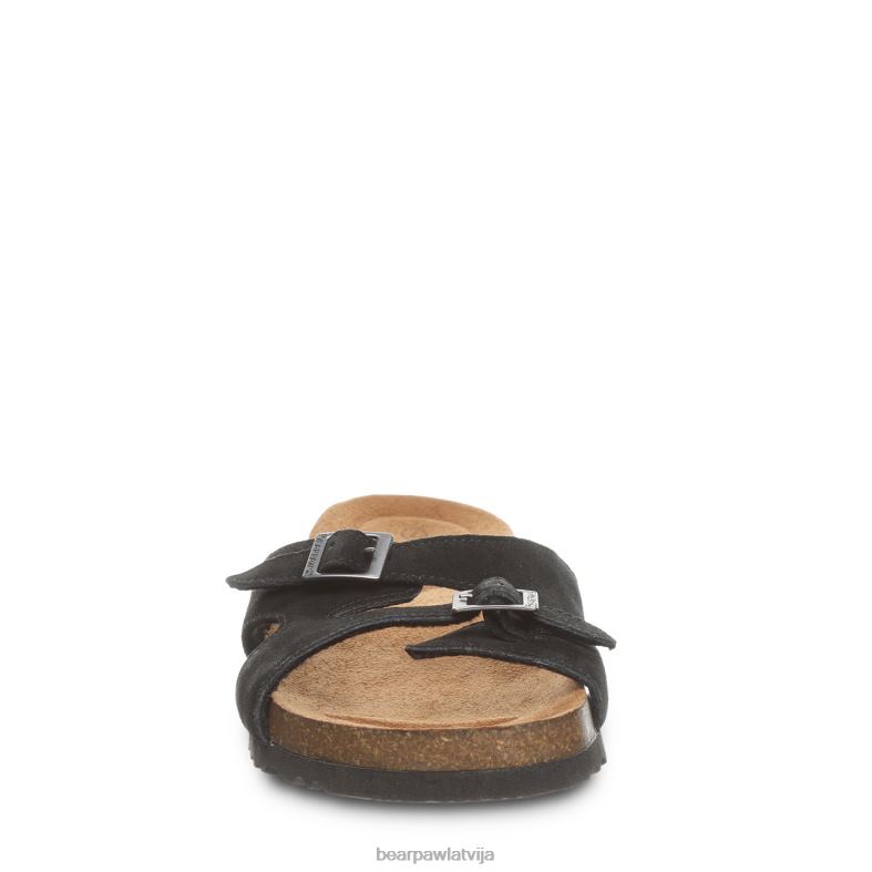 melns sievietes sandales BEARPAW jaycee P2XFF471