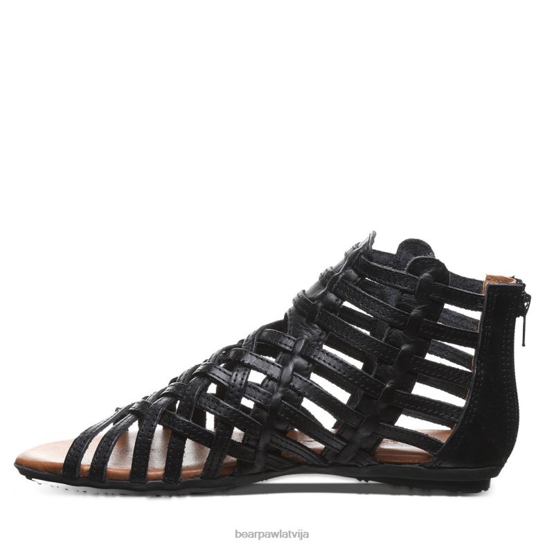 melns sievietes sandales BEARPAW juanita P2XFF390