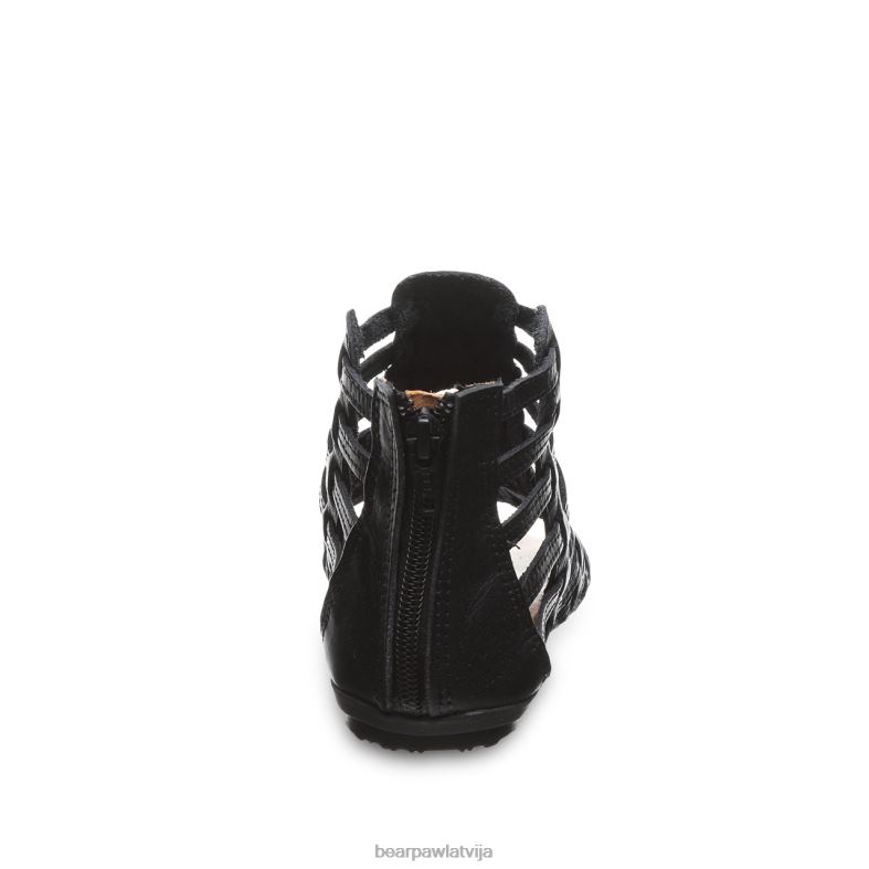 melns sievietes sandales BEARPAW juanita P2XFF390