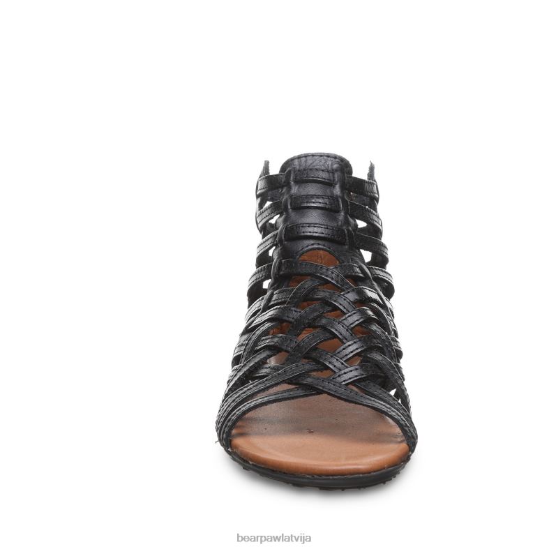 melns sievietes sandales BEARPAW juanita P2XFF390