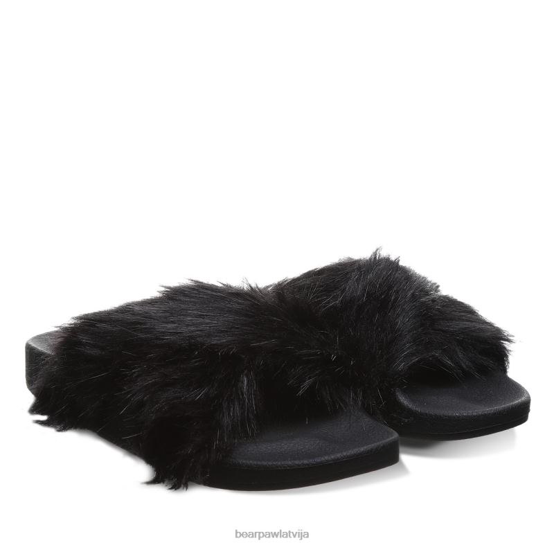 melns sievietes sandales BEARPAW lauryn P2XFF463