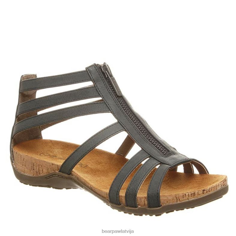 melns sievietes sandales BEARPAW layla P2XFF441