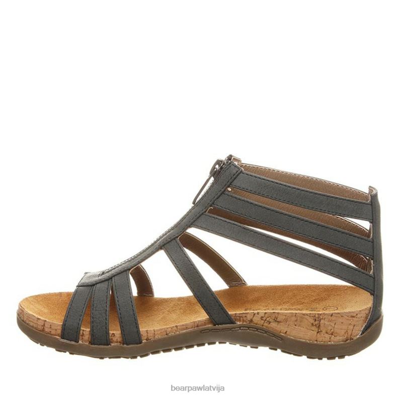 melns sievietes sandales BEARPAW layla P2XFF441
