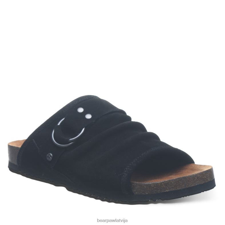 melns sievietes sandales BEARPAW lillija P2XFF466