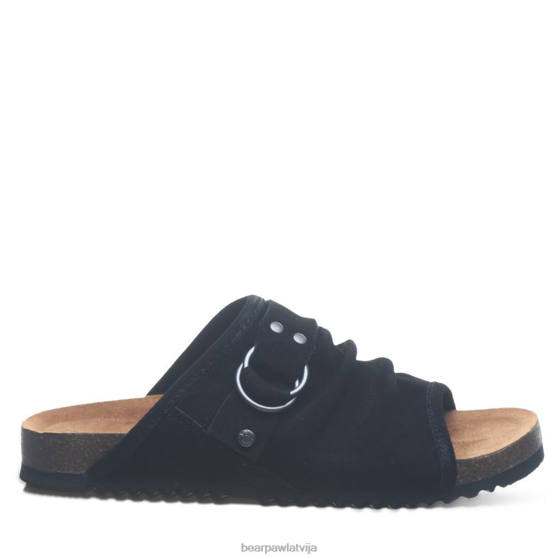melns sievietes sandales BEARPAW lillija P2XFF466