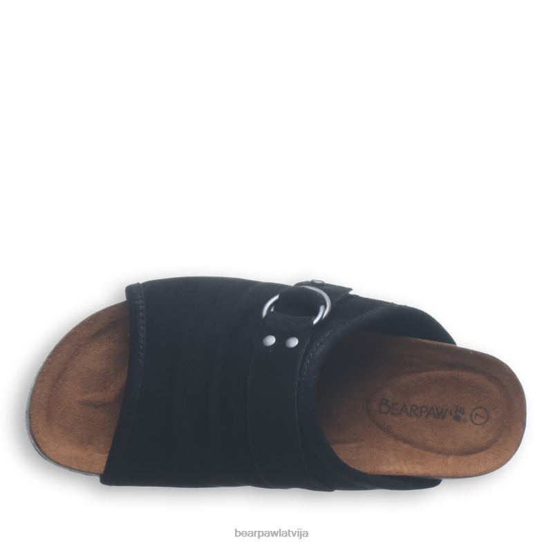 melns sievietes sandales BEARPAW lillija P2XFF466