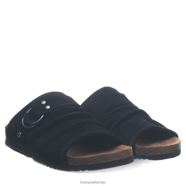melns sievietes sandales BEARPAW lillija P2XFF466
