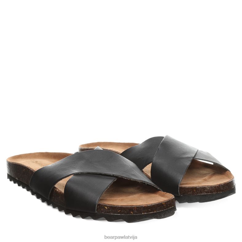 melns sievietes sandales BEARPAW margarita P2XFF447