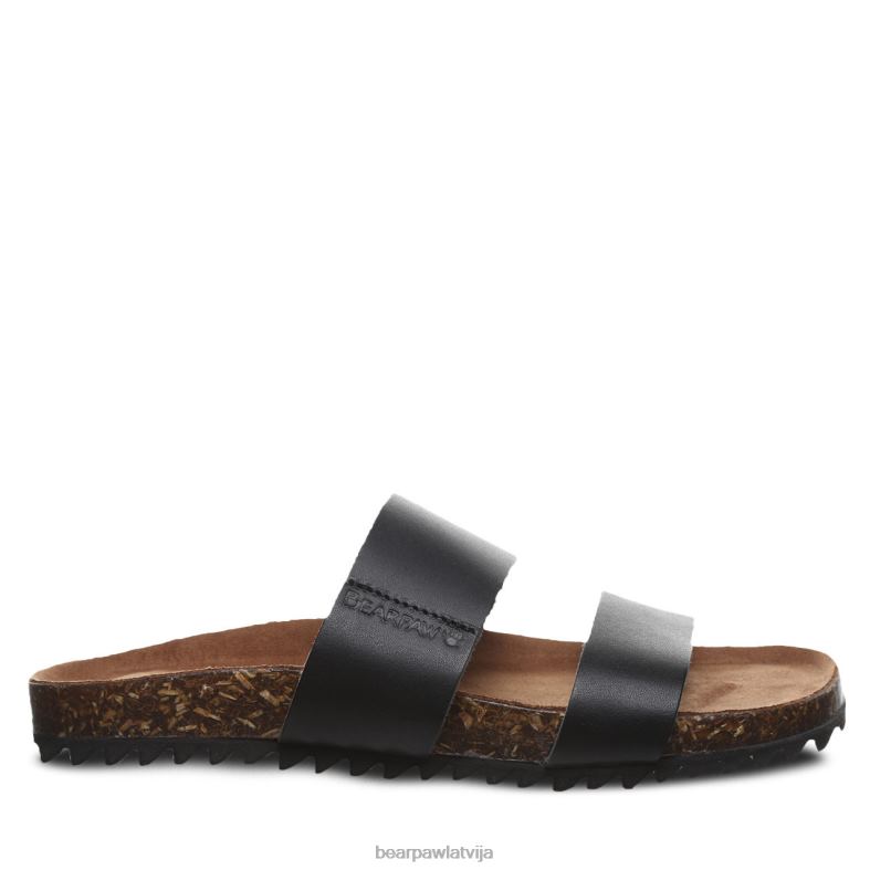 melns sievietes sandales BEARPAW marlete P2XFF365