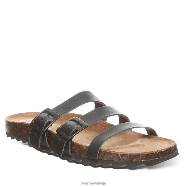 melns sievietes sandales BEARPAW mercedes P2XFF454