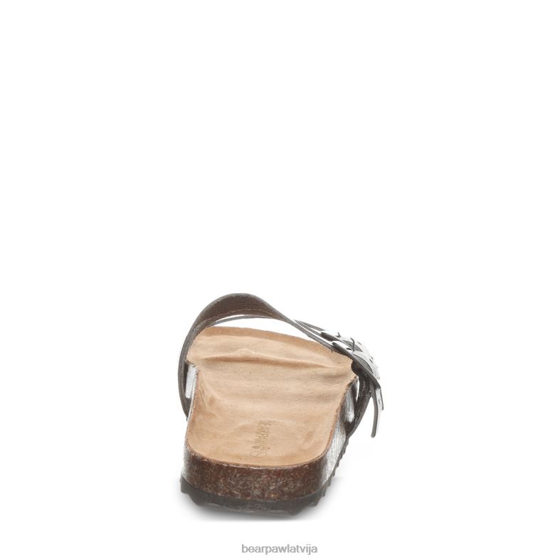 melns sievietes sandales BEARPAW mercedes P2XFF454
