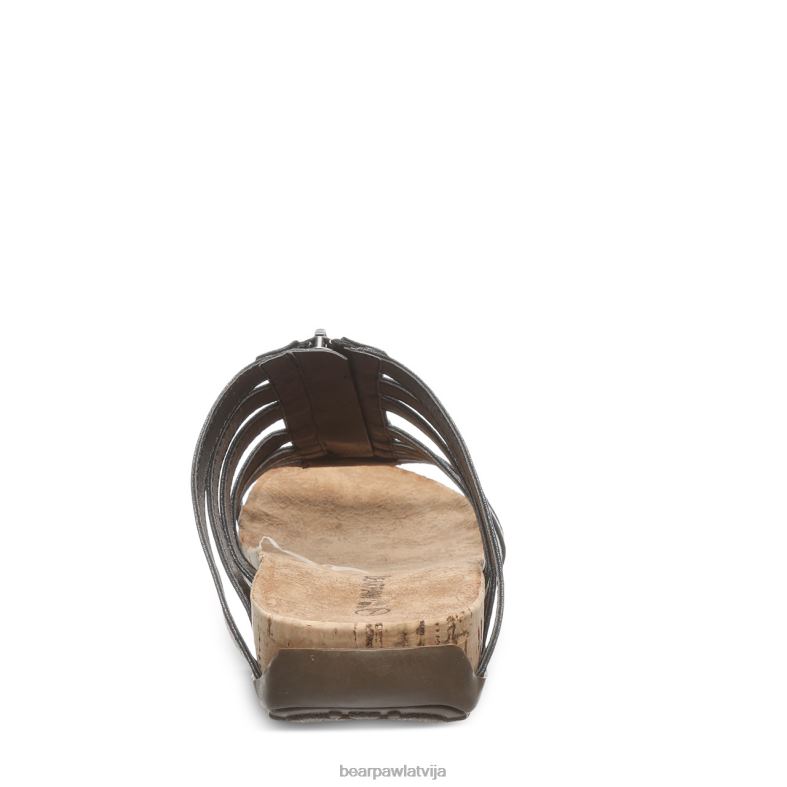 melns sievietes sandales BEARPAW sabrina P2XFF402