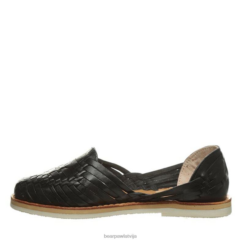 melns sievietes sandales BEARPAW silvija P2XFF424