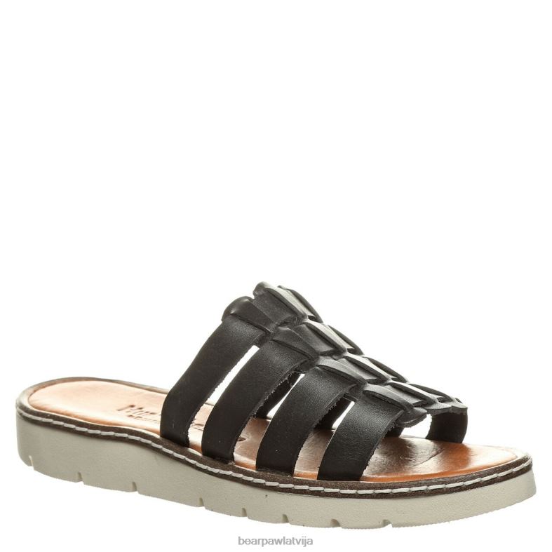 melns sievietes sandales BEARPAW vanessa P2XFF486
