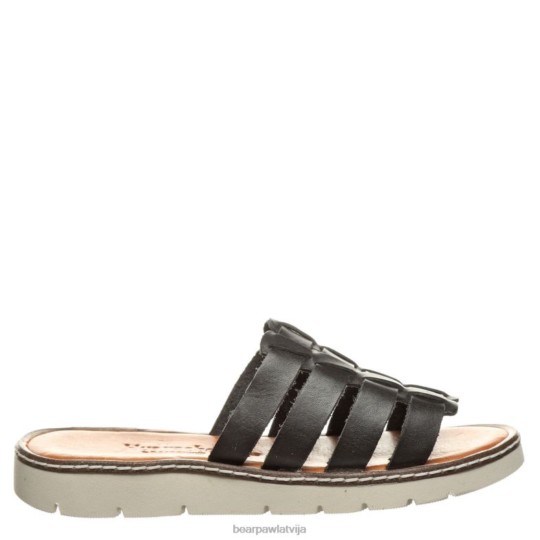 melns sievietes sandales BEARPAW vanessa P2XFF486