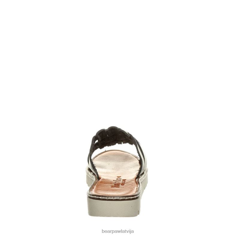melns sievietes sandales BEARPAW vanessa P2XFF486
