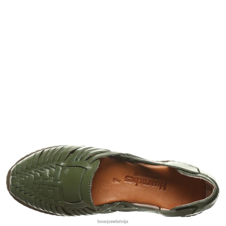 militāri zaļš sievietes sandales BEARPAW Lena P2XFF492