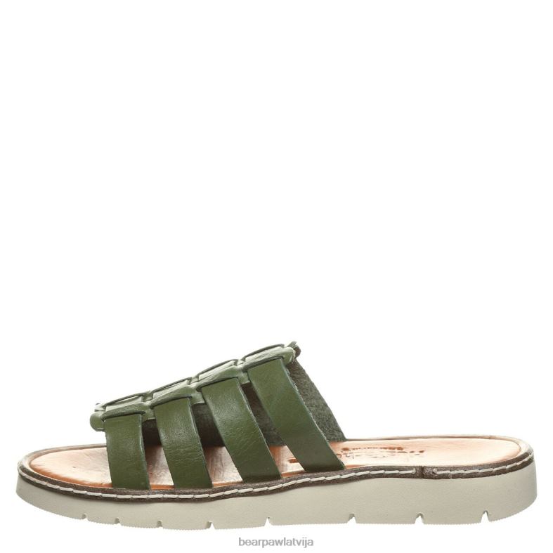 militāri zaļš sievietes sandales BEARPAW vanessa P2XFF482