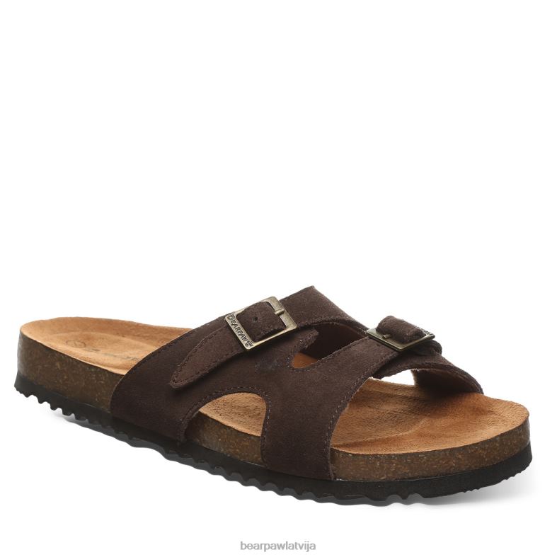 šokolāde sievietes sandales BEARPAW jaycee P2XFF470
