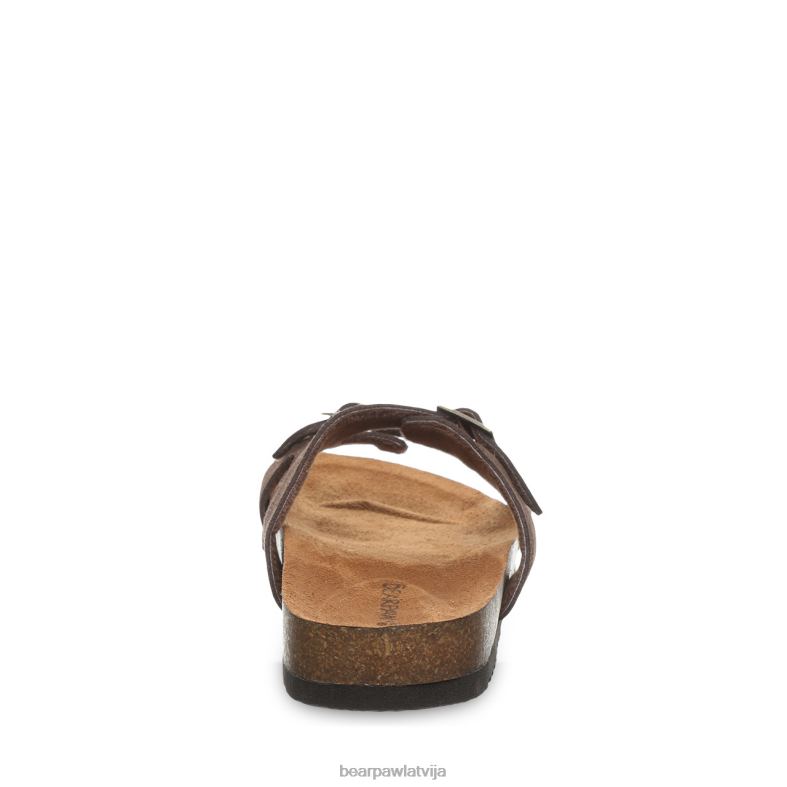 šokolāde sievietes sandales BEARPAW jaycee P2XFF470