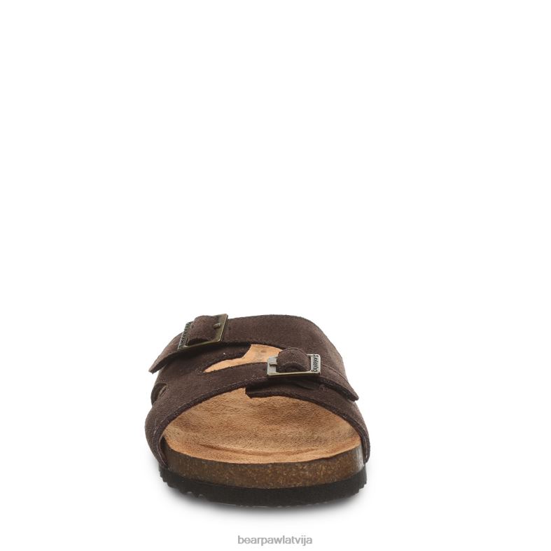 šokolāde sievietes sandales BEARPAW jaycee P2XFF470
