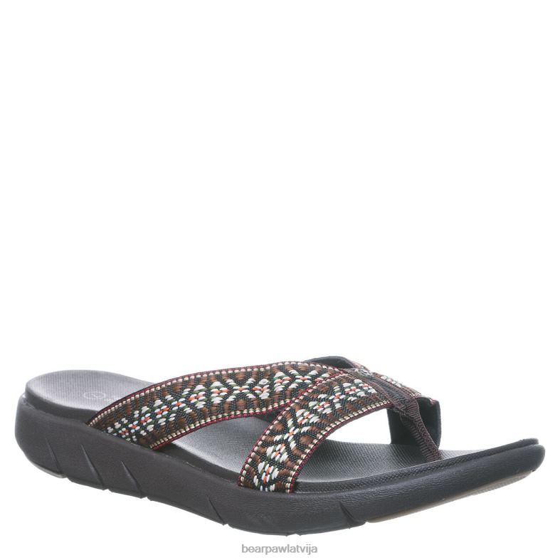 šokolāde sievietes sandales BEARPAW kadiķis P2XFF496