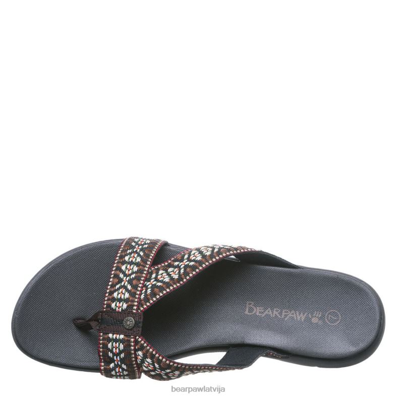 šokolāde sievietes sandales BEARPAW kadiķis P2XFF496