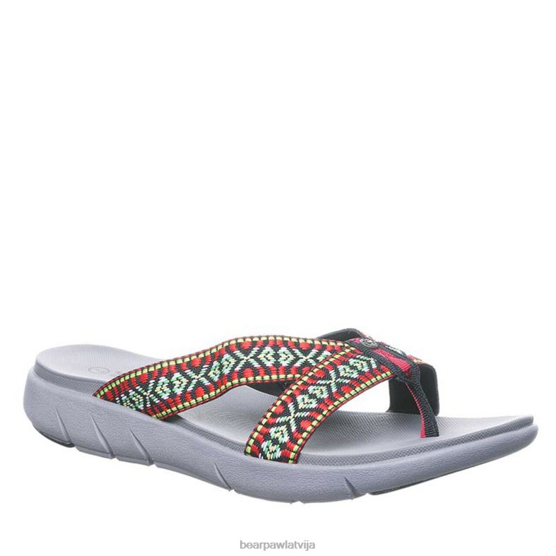 pelēks sievietes sandales BEARPAW kadiķis P2XFF497