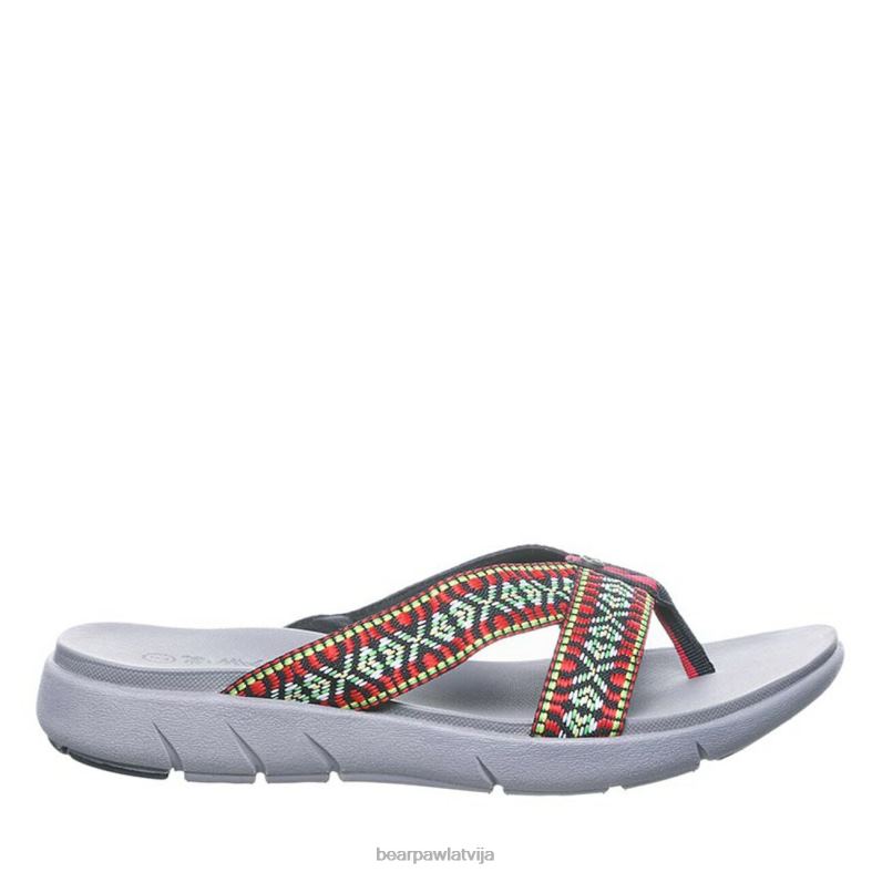 pelēks sievietes sandales BEARPAW kadiķis P2XFF497
