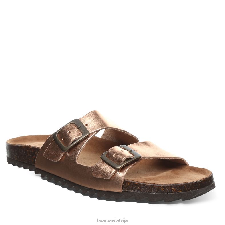 rozā zelts sievietes sandales BEARPAW Džuljeta P2XFF456