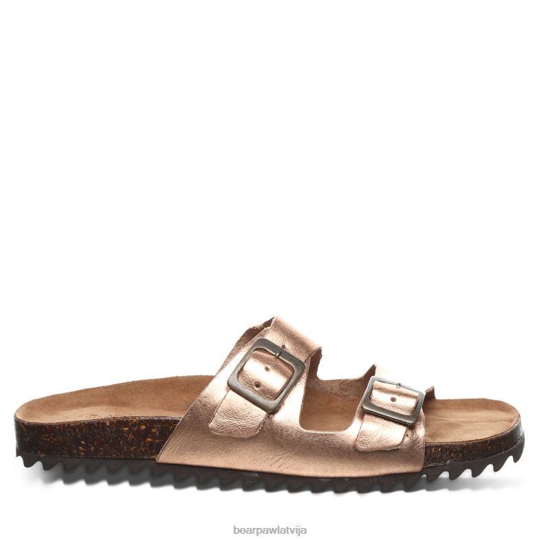 rozā zelts sievietes sandales BEARPAW Džuljeta P2XFF456