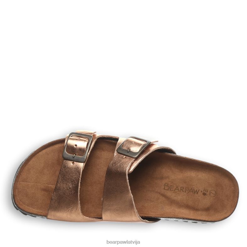 rozā zelts sievietes sandales BEARPAW Džuljeta P2XFF456