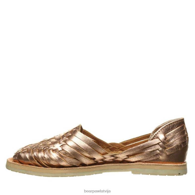 rozā zelts sievietes sandales BEARPAW silvija P2XFF423