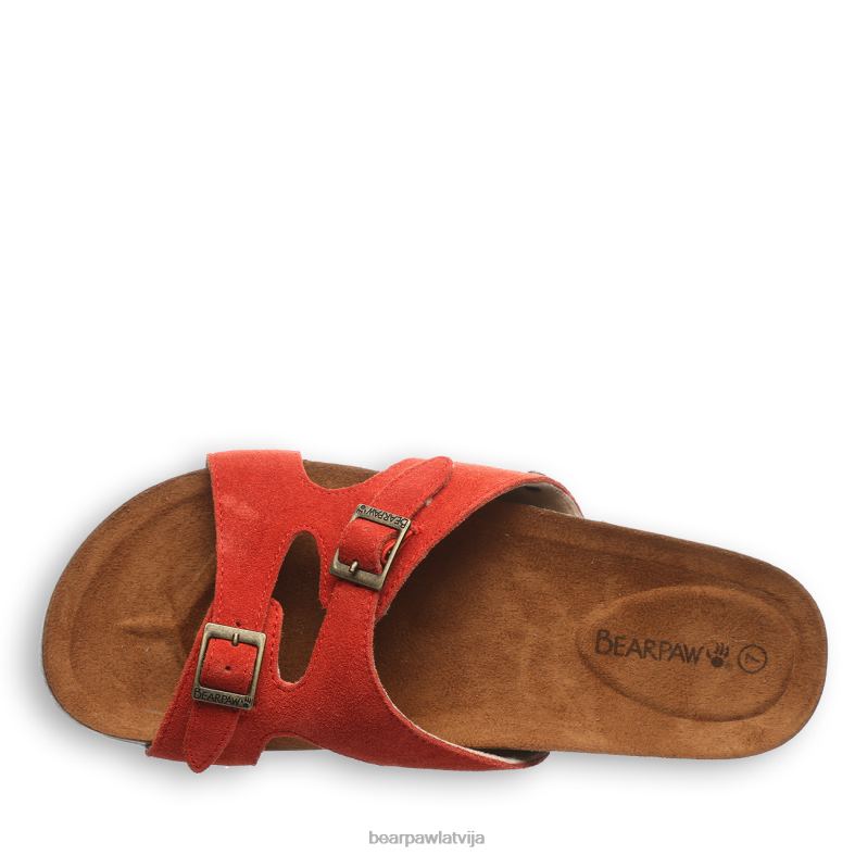 sarkanā trauksme sievietes sandales BEARPAW jaycee P2XFF468
