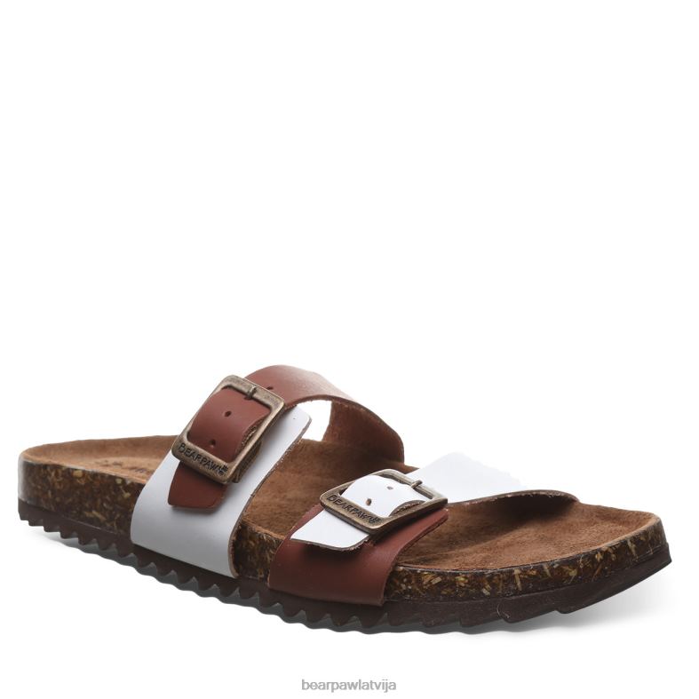 segli/balti sievietes sandales BEARPAW Džuljeta ii P2XFF371