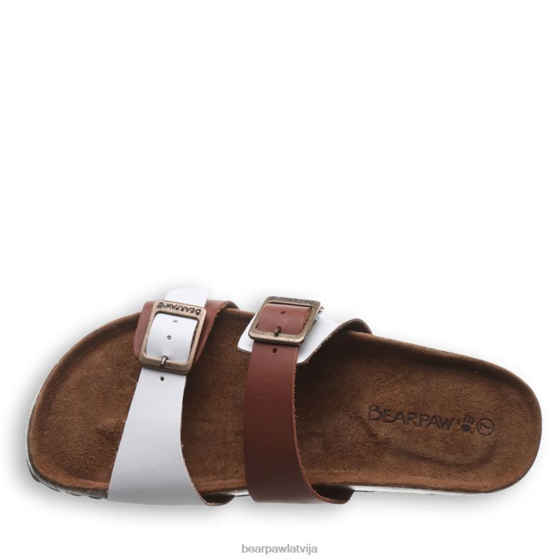 segli/balti sievietes sandales BEARPAW Džuljeta ii P2XFF371