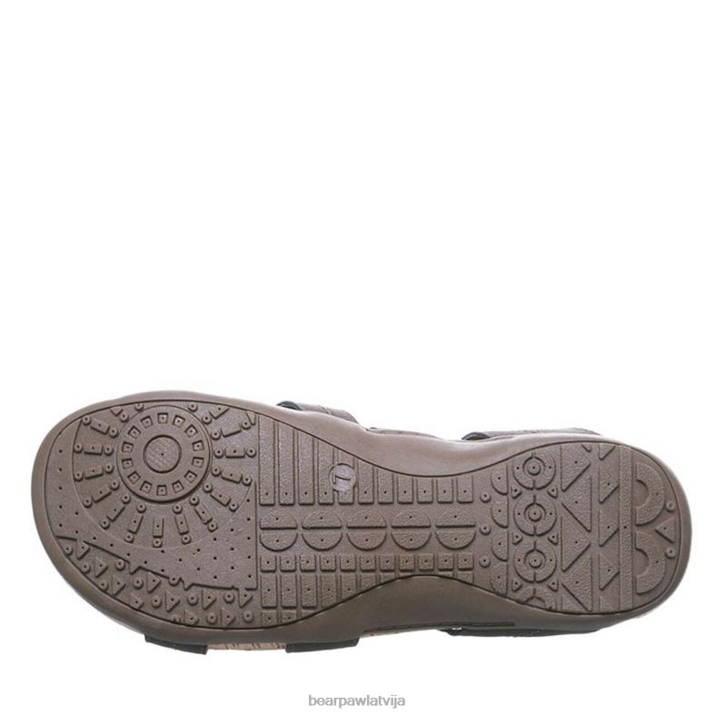 tumši brūns sievietes sandales BEARPAW kai P2XFF415