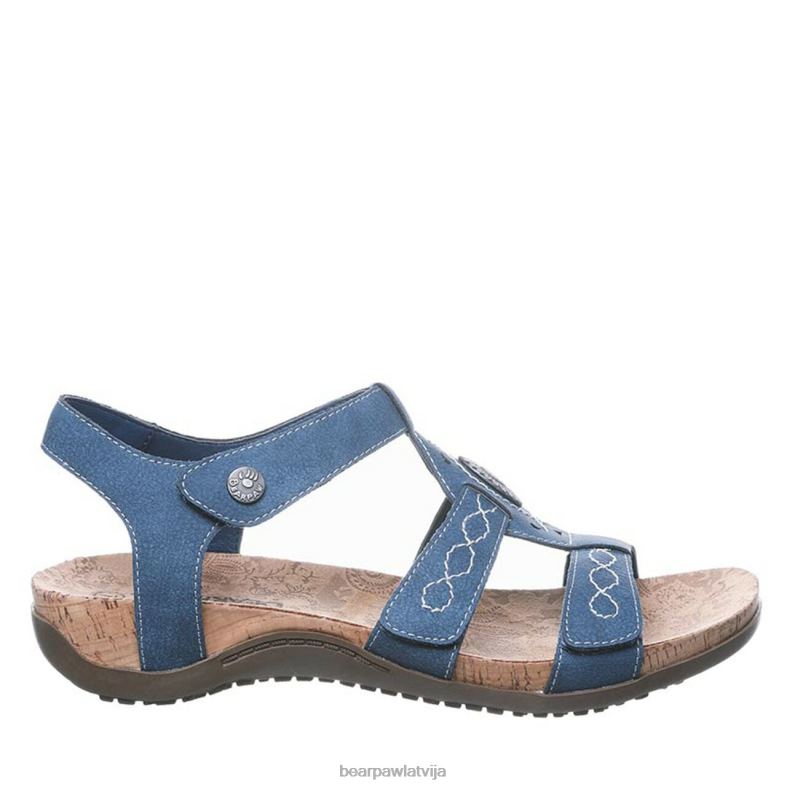 zils sievietes sandales BEARPAW Ridlijs ii P2XFF408