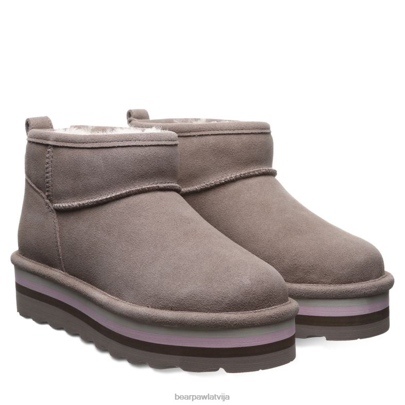 akmens sievietes zābaki BEARPAW retro īss P2XFF28