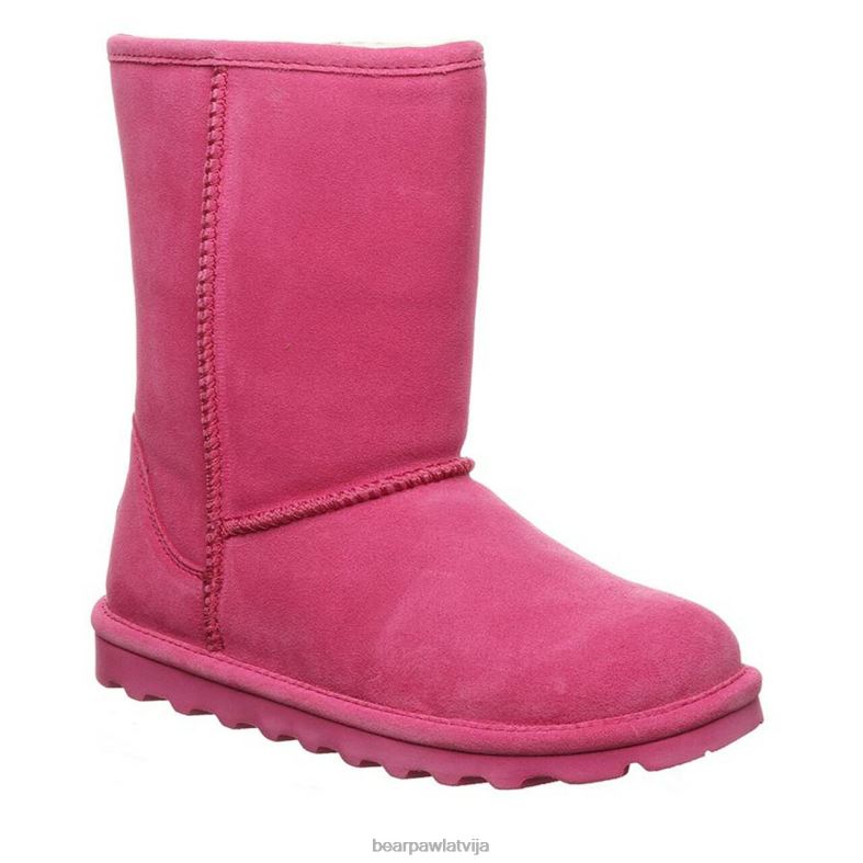 ballīšu rozā sievietes zābaki BEARPAW elle īss plats P2XFF251