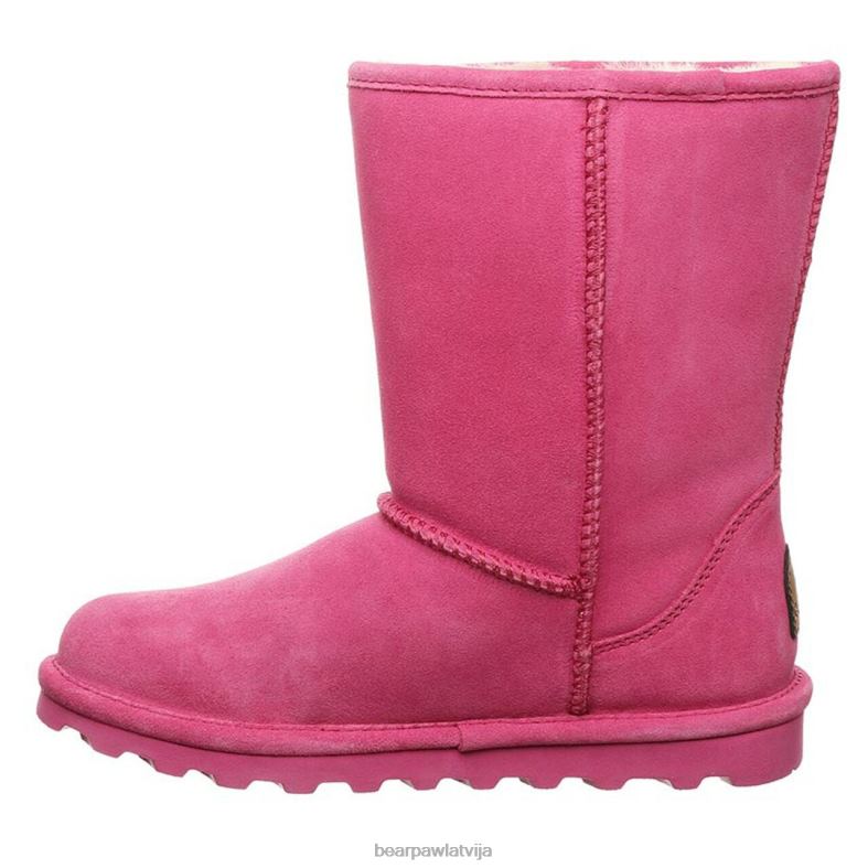 ballīšu rozā sievietes zābaki BEARPAW elle īss plats P2XFF251