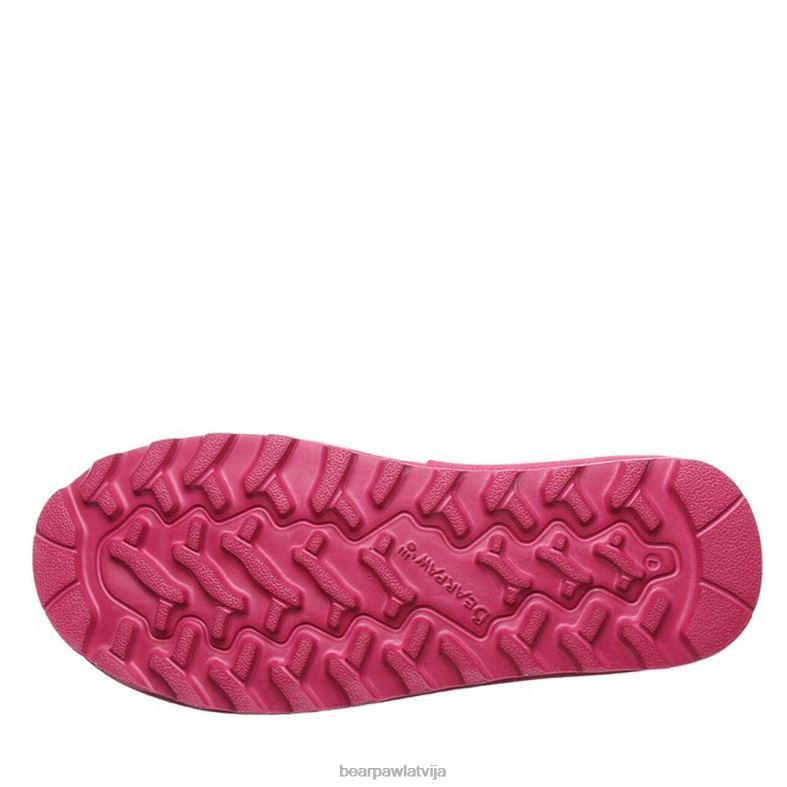 ballīšu rozā sievietes zābaki BEARPAW elle īss plats P2XFF251
