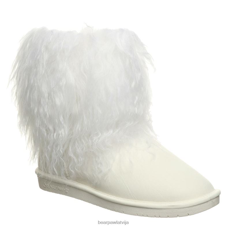balts sievietes zābaki BEARPAW bāā P2XFF106
