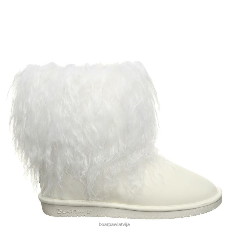 balts sievietes zābaki BEARPAW bāā P2XFF106
