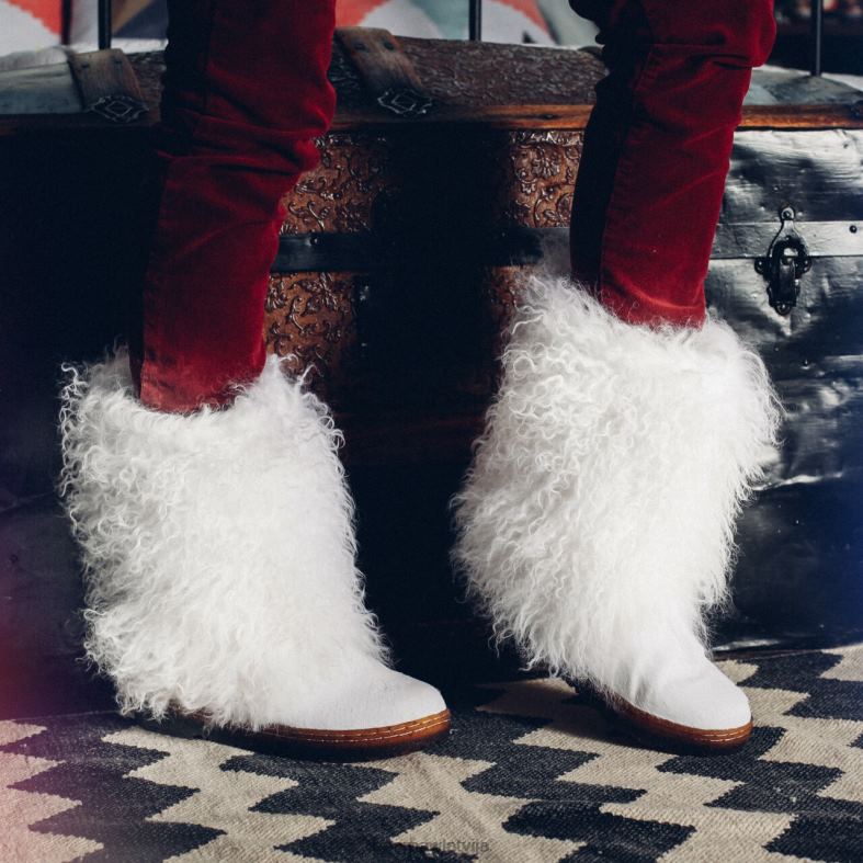 balts sievietes zābaki BEARPAW boetis P2XFF118