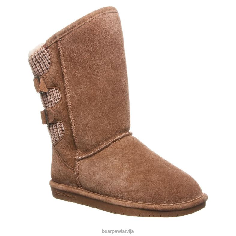 hikorija sievietes zābaki BEARPAW boshie plats P2XFF112