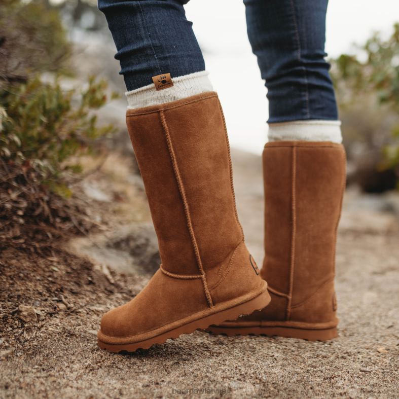 hikorija sievietes zābaki BEARPAW elle garš P2XFF88