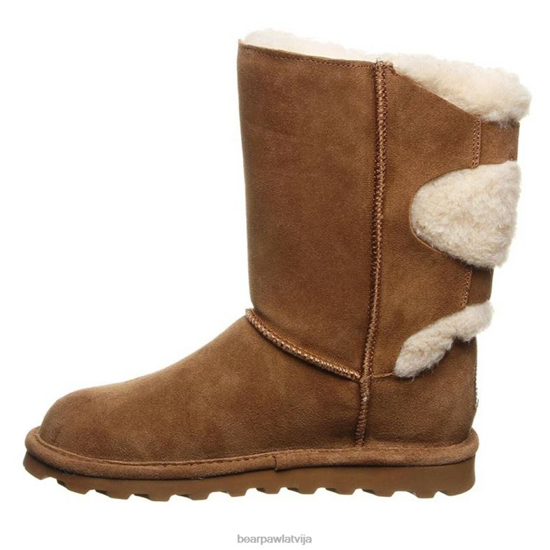 hikorijs/šampanietis sievietes zābaki BEARPAW Eloise plats P2XFF62