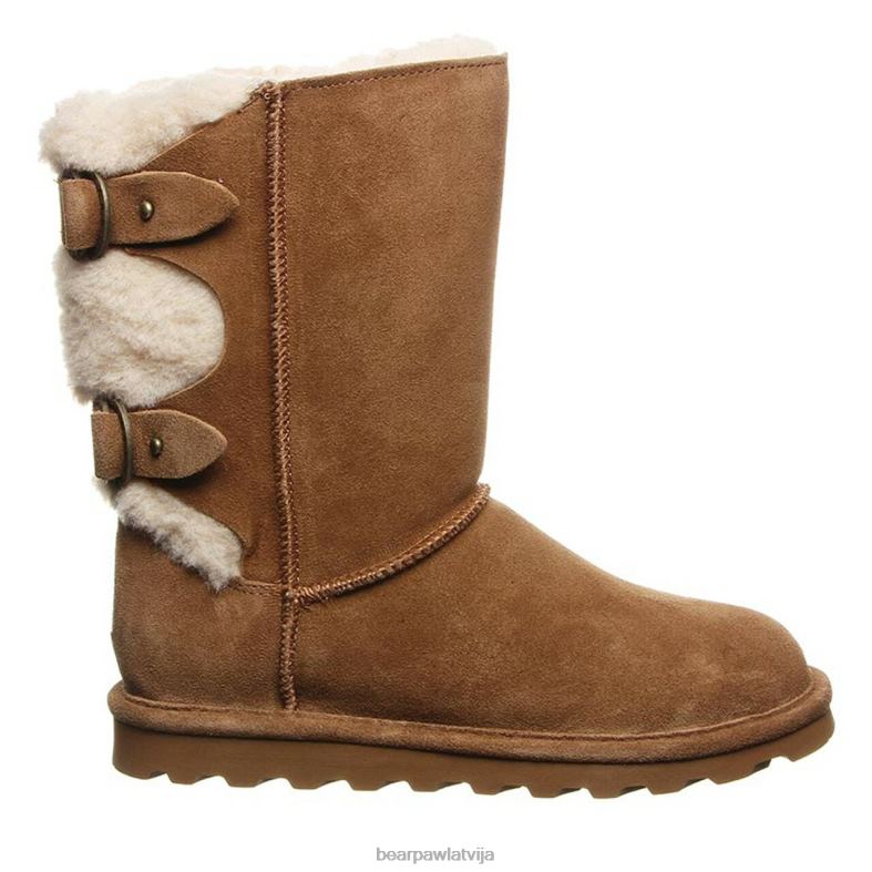 hikorijs/šampanietis sievietes zābaki BEARPAW Eloise plats P2XFF62