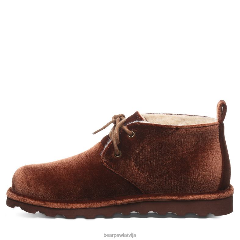 karmeļu samts sievietes zābaki BEARPAW skye P2XFF158